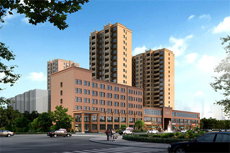 皇城丽景苑四楼150平三室精装带车库190万可按揭